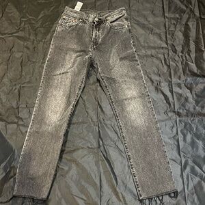 Levi's 501. Never Worn Grey/Light wash Black Jeans Size 26
